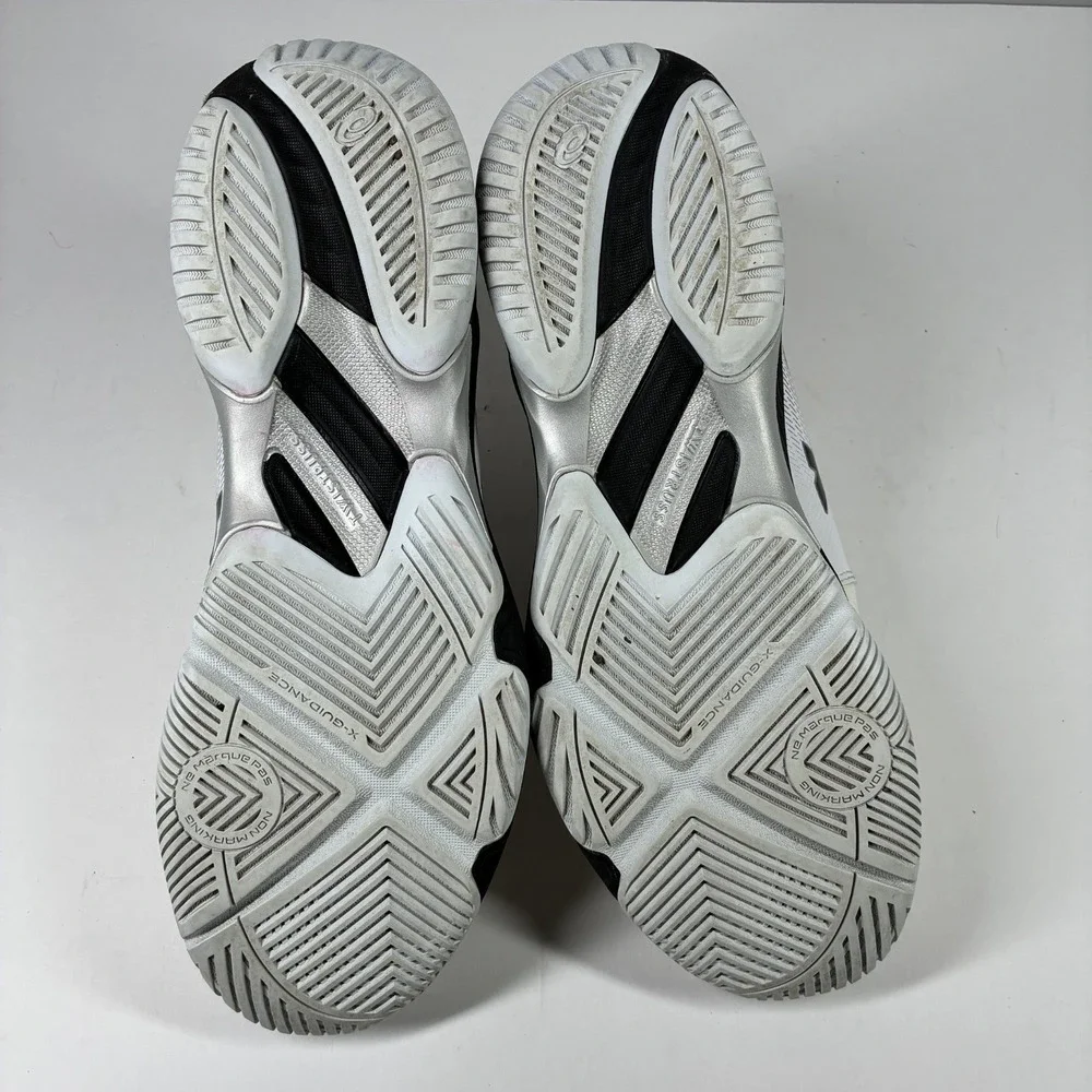 ASICS Netburner Ballistic FF MT 3 Mens 10.5 White/Black Volleyball Shoe 1051A074
